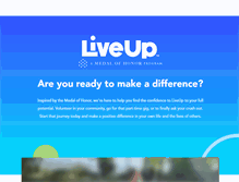 Tablet Screenshot of liveup.org